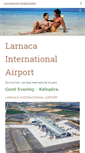 Mobile Screenshot of larnaca-airport.info